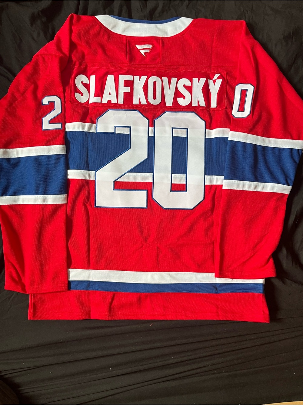NEW Juraj Slafkovsky Montreal Canadiens Hockey Jersey Fight Strap! Size L & XL